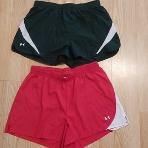 Lot of 2 medium under armour shorts